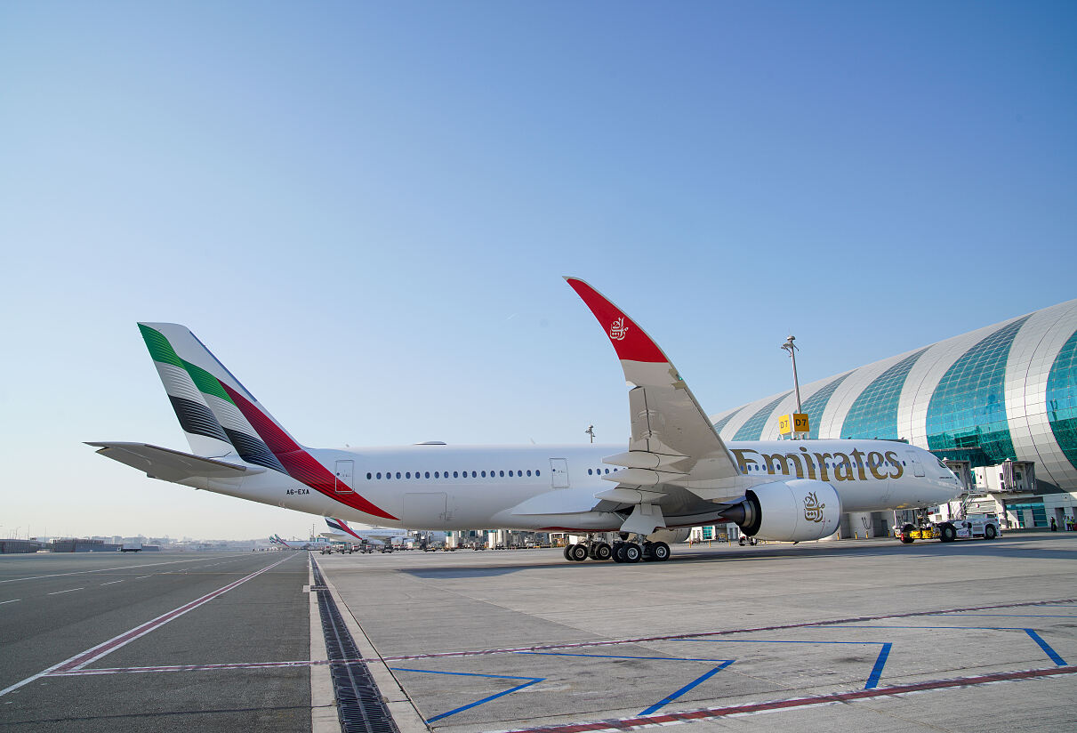 Emirates präsentiert ihren ersten A350