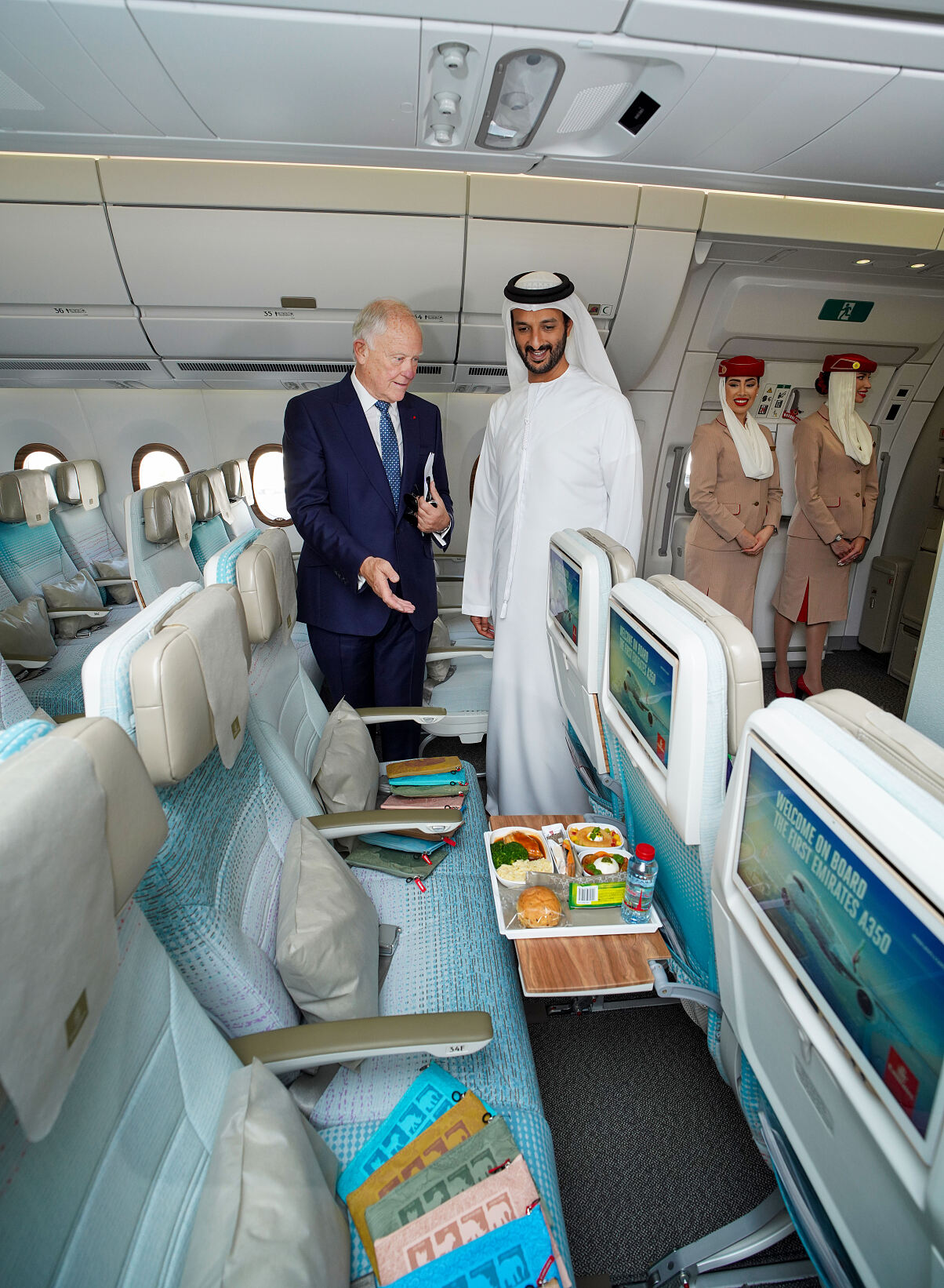 Sir Tim Clark und Abdulla Bin Touq Al Marri