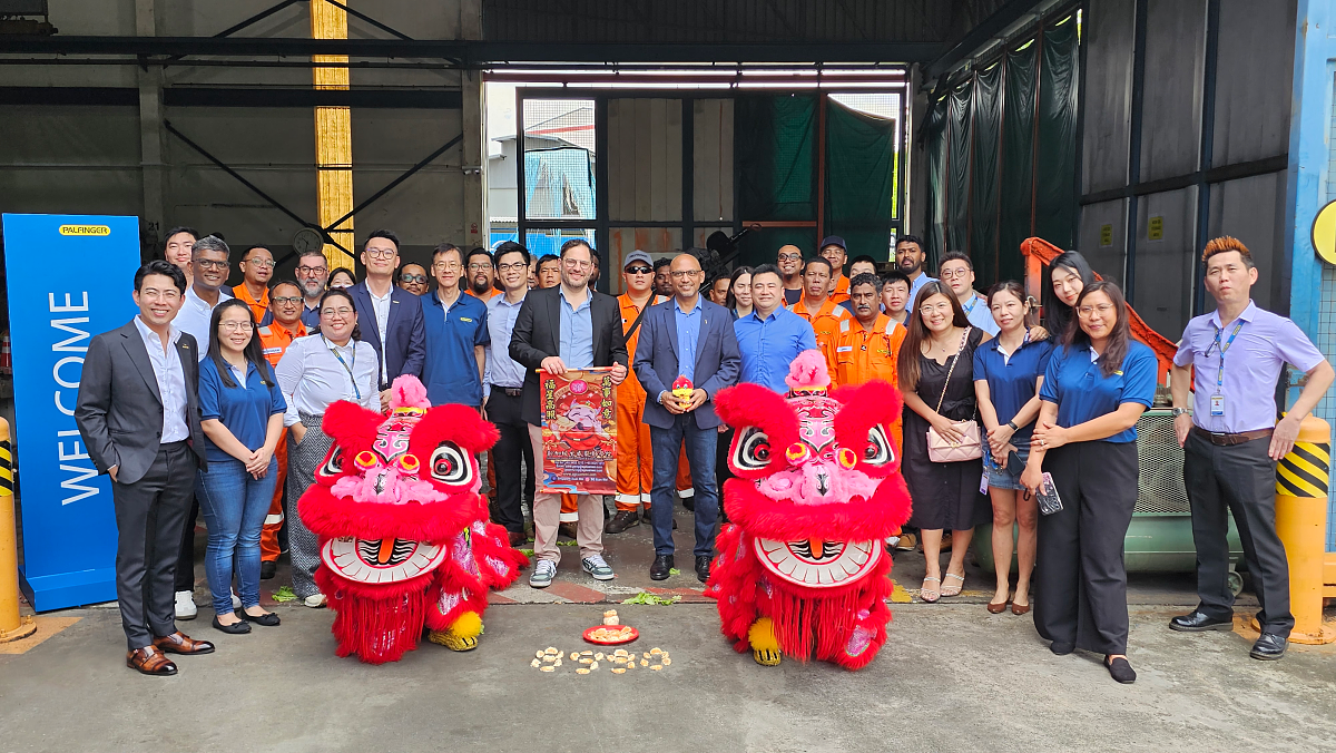 Opening ceremony of the new PALFINGER business premises in Singapore.