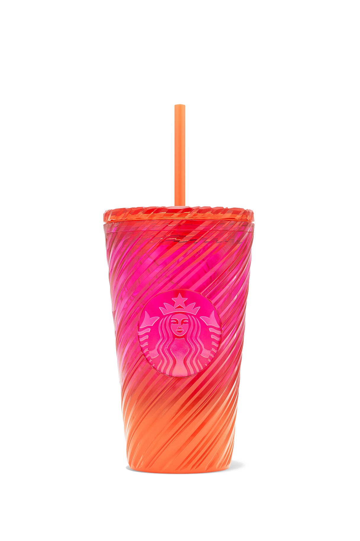 Cold Cup Swirl Pink Orange Ombre 16oz