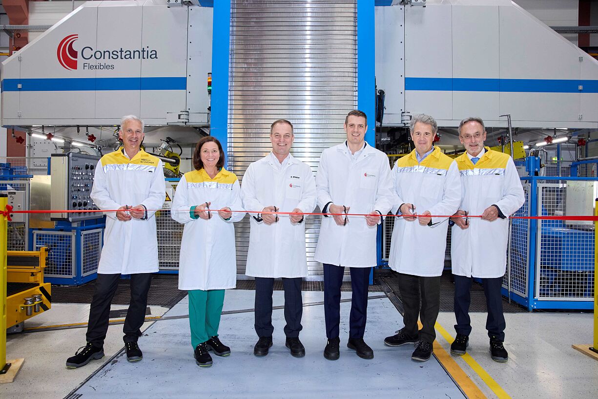 Die Erweiterung des Walzwerks von Constantia Flexibles im Stammwerk Constantia Teich wurde offiziell eröffnet.