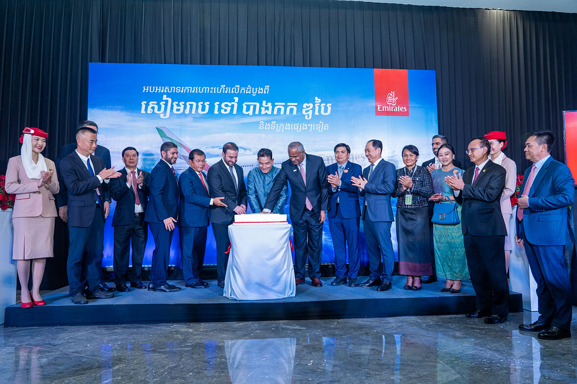 Dubai-Bangkok-Da Nang Strecke Begrüßungskomitee