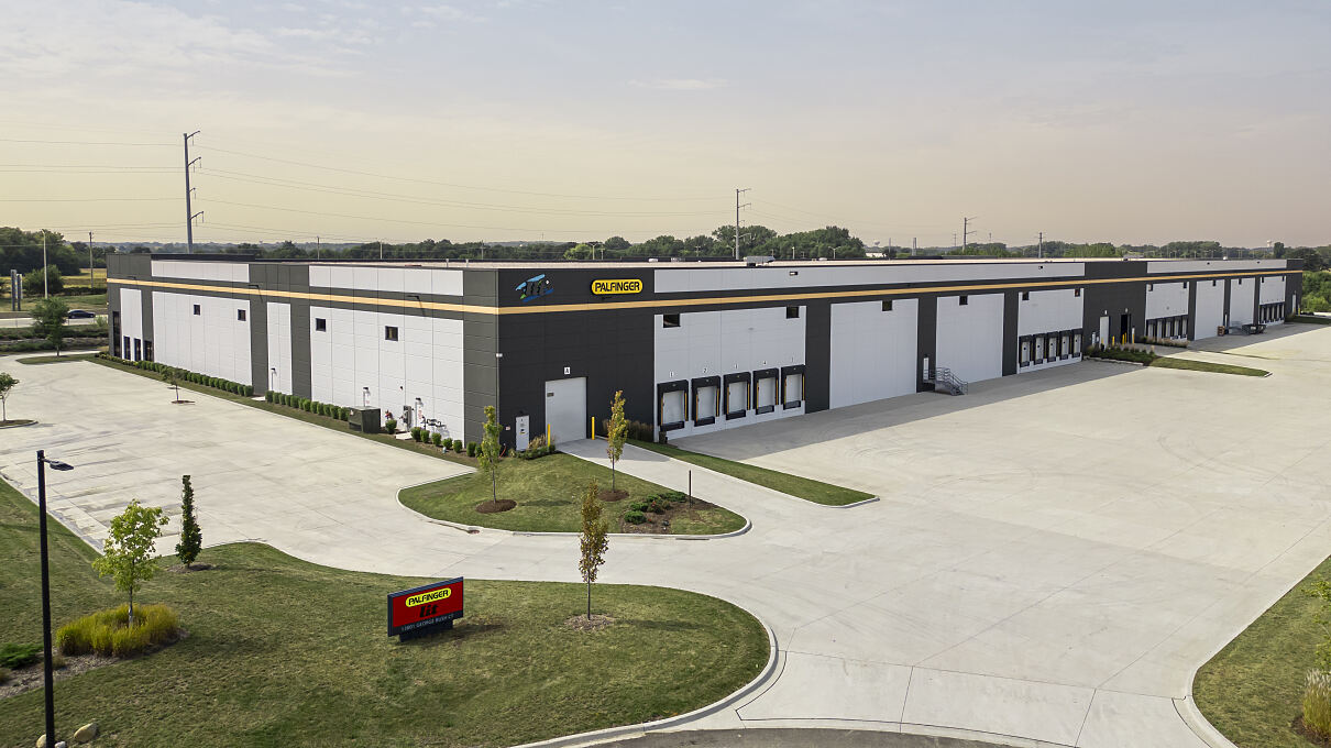 Rendering of „The new North American Parts Distribution Center“.
