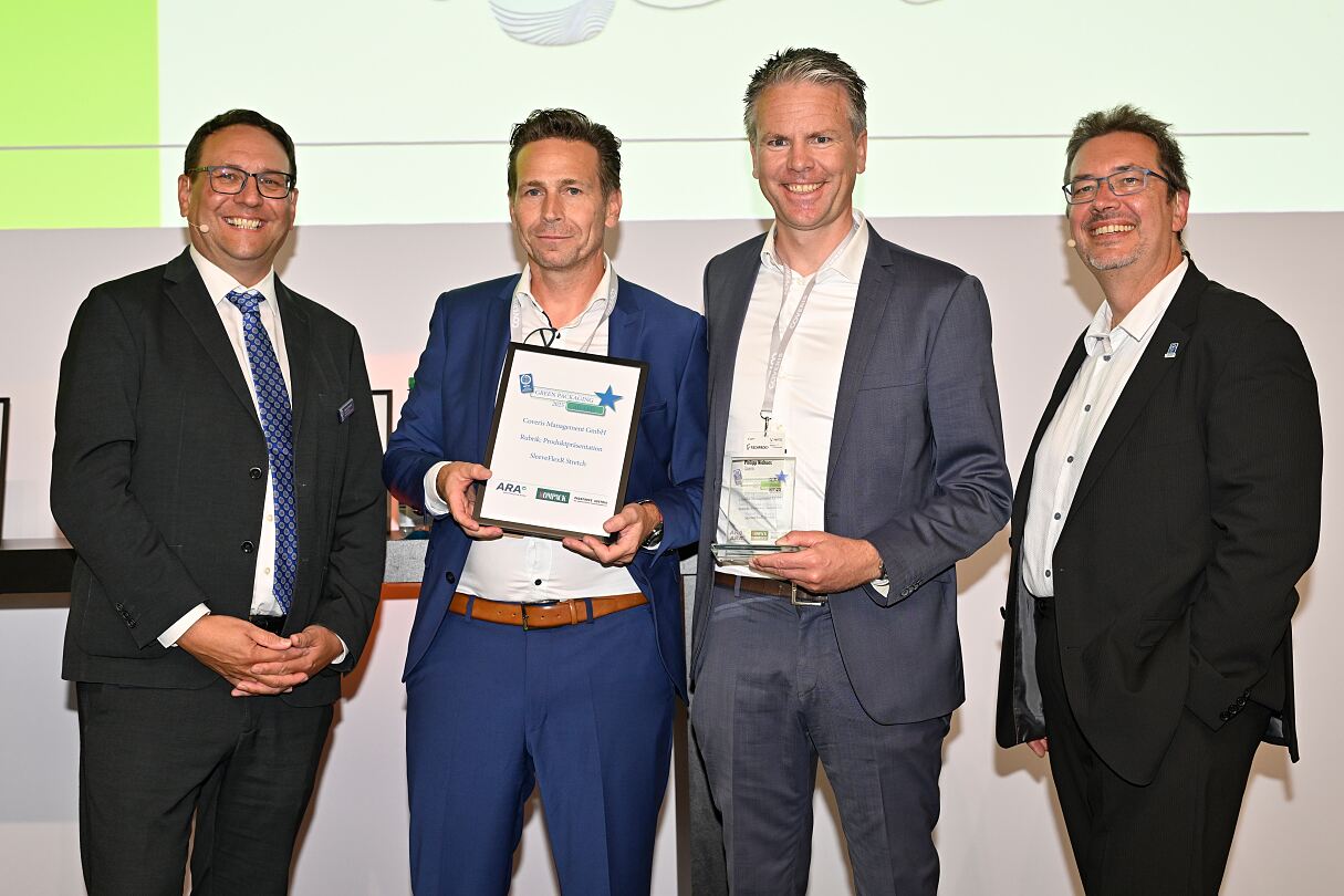 Coveris gewinnt Green Packaging Star Award für SleeveFlexR Stretch 