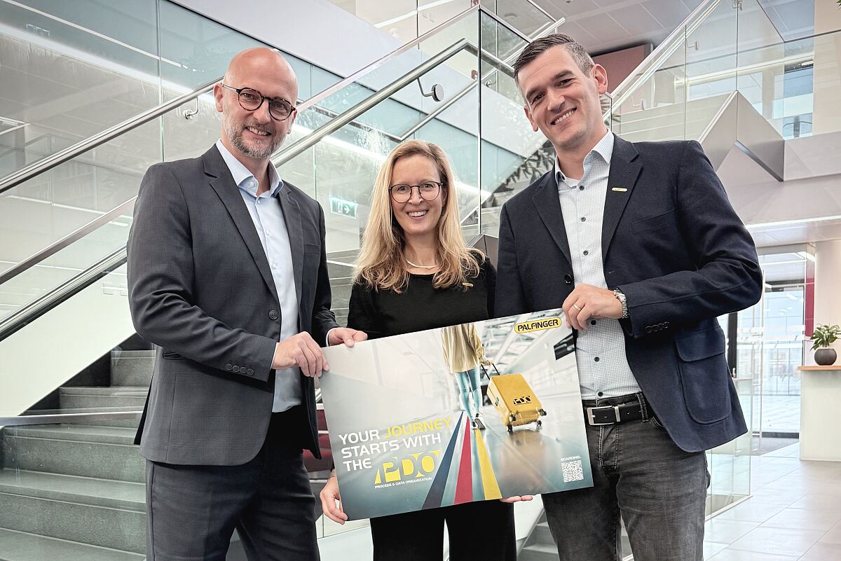 Gemeinsam ausgezeichnet: Das Projektteam hinter „Your Journey Starts with the PDO“ freut sich über den Gewinn des German Stevie® Award in Silber.