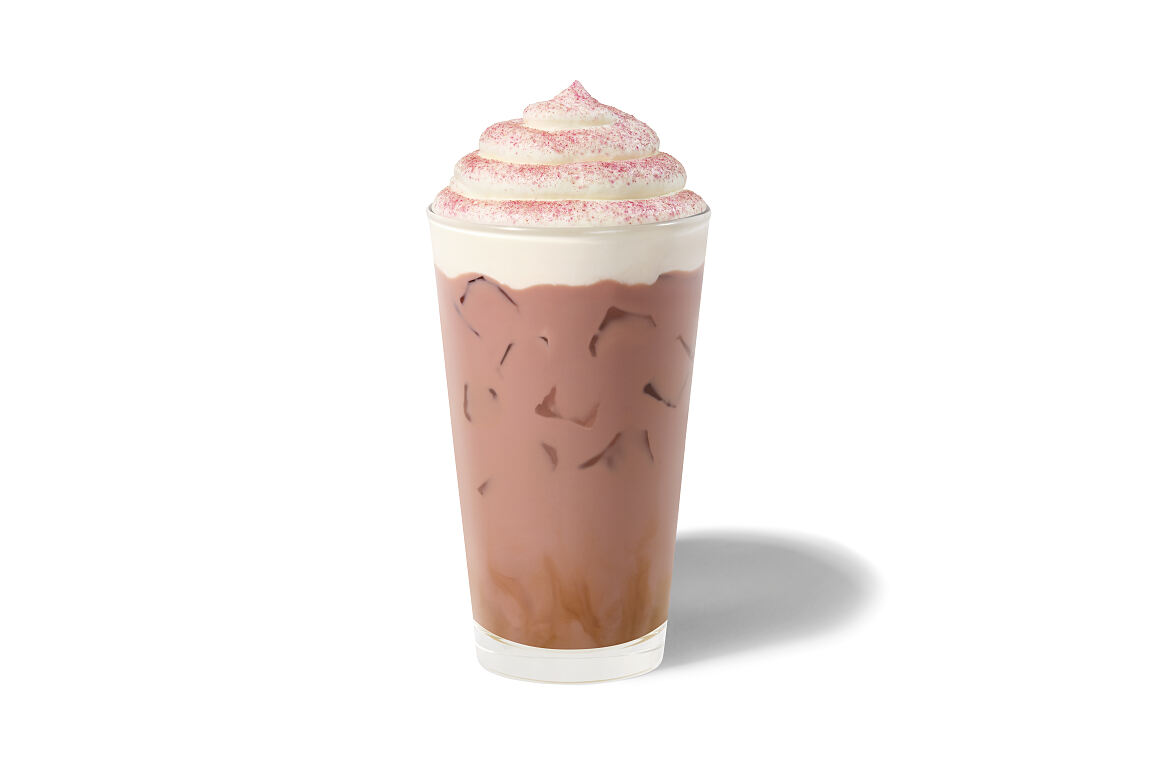 Iced Red Velvet Cake Latte