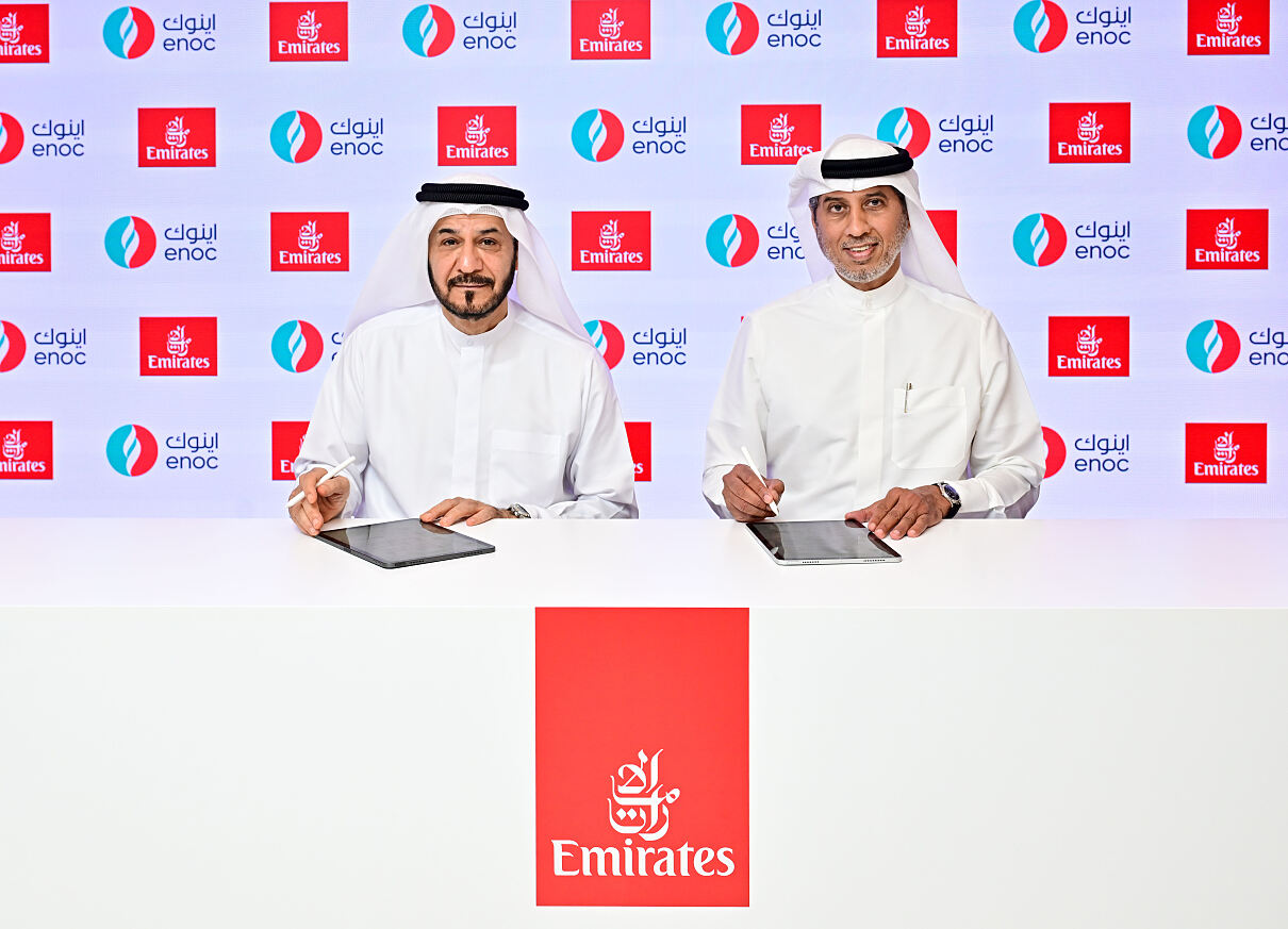 Emirates unterzeichnet MoU mit ENOC Group