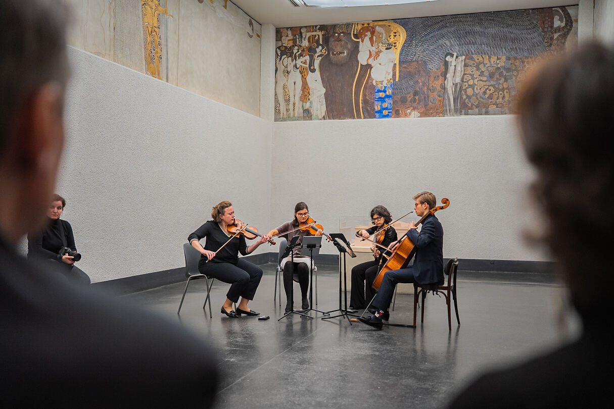 Chaos String Quartet im Beethovenfries 