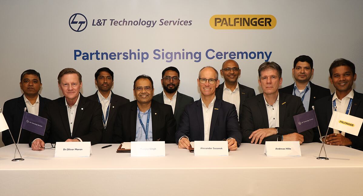  PALFINGER and LTTS start partnership in India with the inauguration of the Global Development Center in Pune to boost PALFINGER’s global engineering capacities.